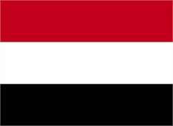 [ai] A rectangular flag featuring three horizontal stripes: red at the top, white in the middle, and black at the bottom.